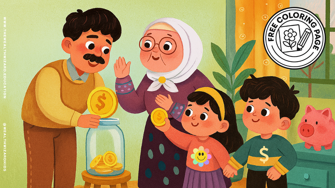 5 Entertaining Ways to Teach Children About Money (And Printable Free Coloring Pages!)