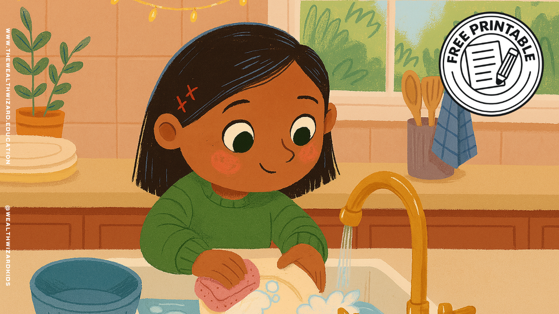 7 Simple Chores That Teach Kids Responsibility (Free Printable)
