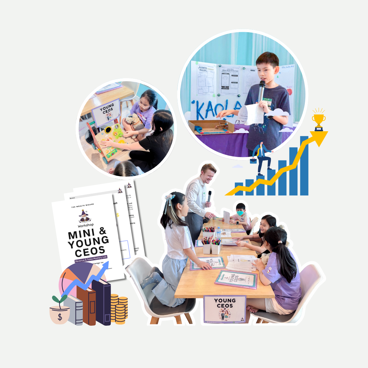 Mini & Young CEOs – 6 Week Kids Entrepreneurship & Financial Literacy Workshop