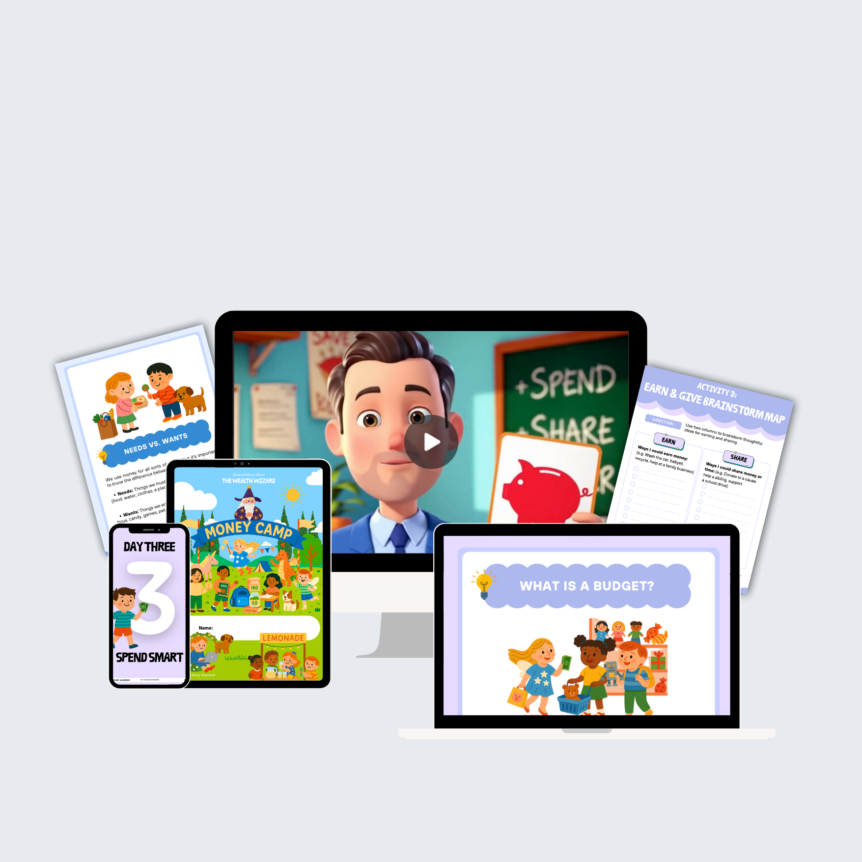 Money Camp Academy (Kids Summer E-Course)