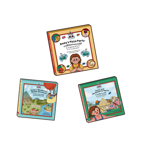 3-Book Financial Literacy Bundle for Kids | The Wealth Wizard